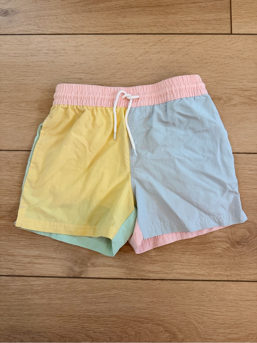 The Beaufort Bonnet Company Pastel Colorblock Shorts - Pink, Yellow, Light Blue
